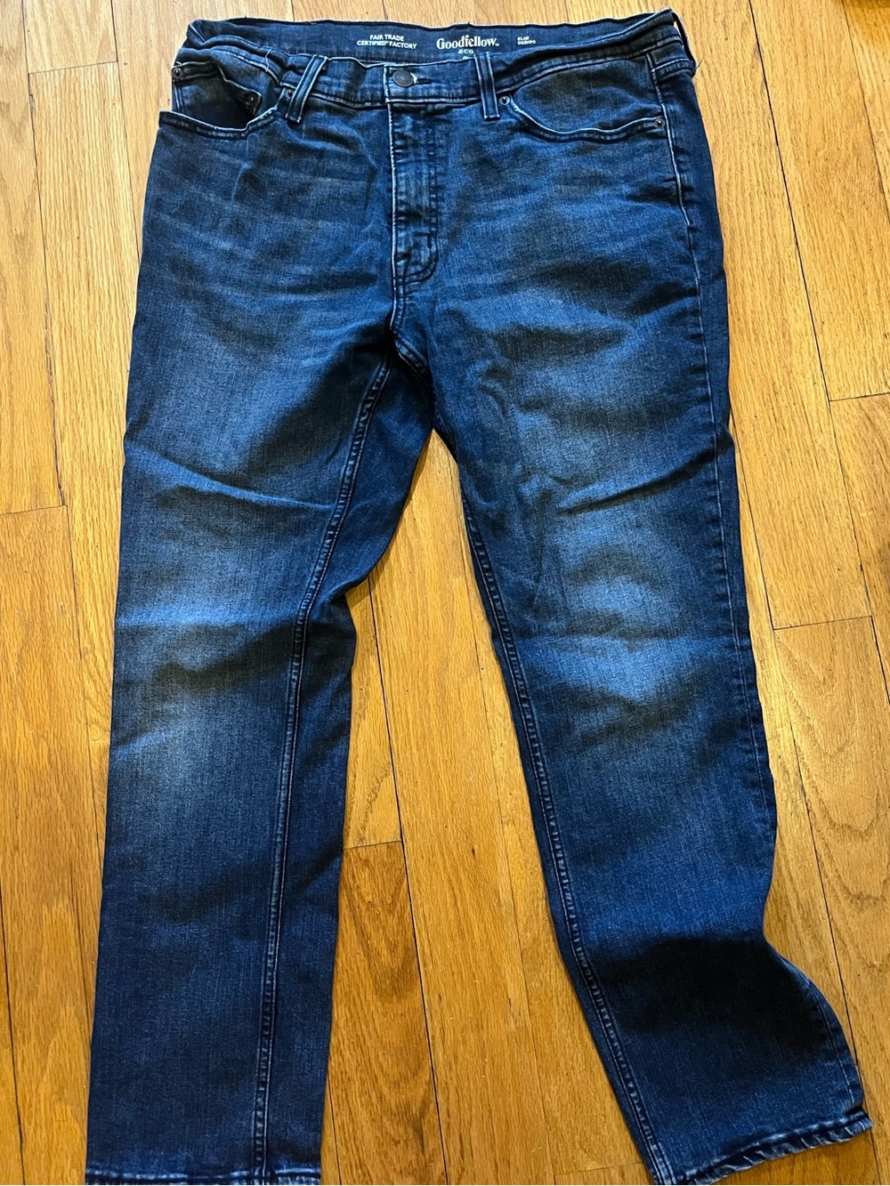 Goodfellow men’s slim blue jeans 36x30